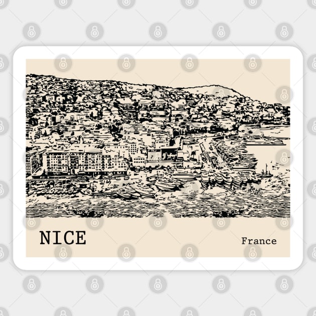 Nice France Magnet by Lakeric